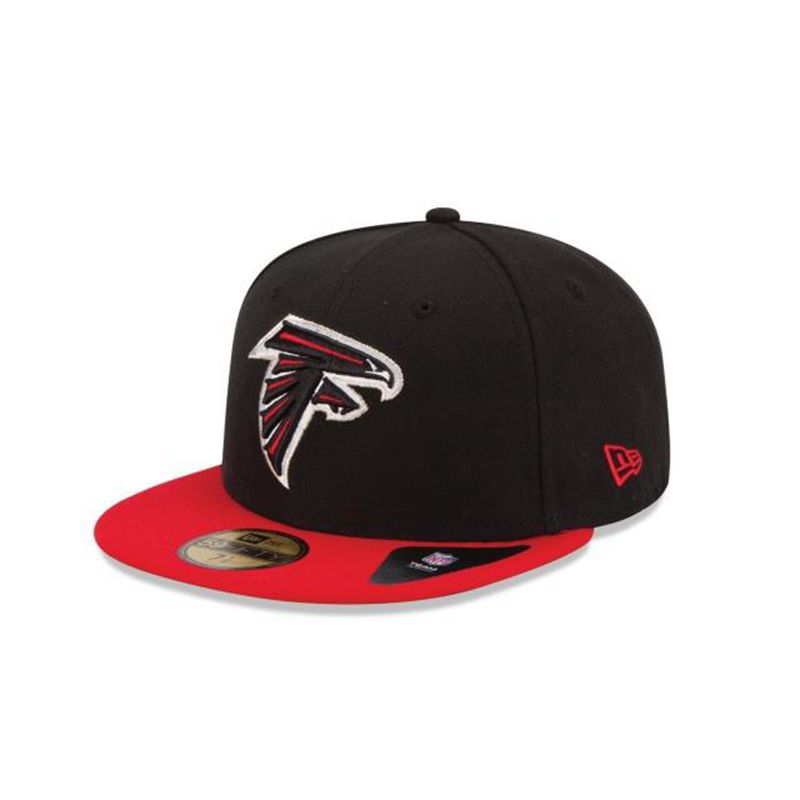 NFL Atlanta Falcons 59Fifty Fitted (ZHR8873) - Black New Era Caps